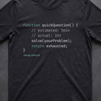 Quick Question • JavaScript