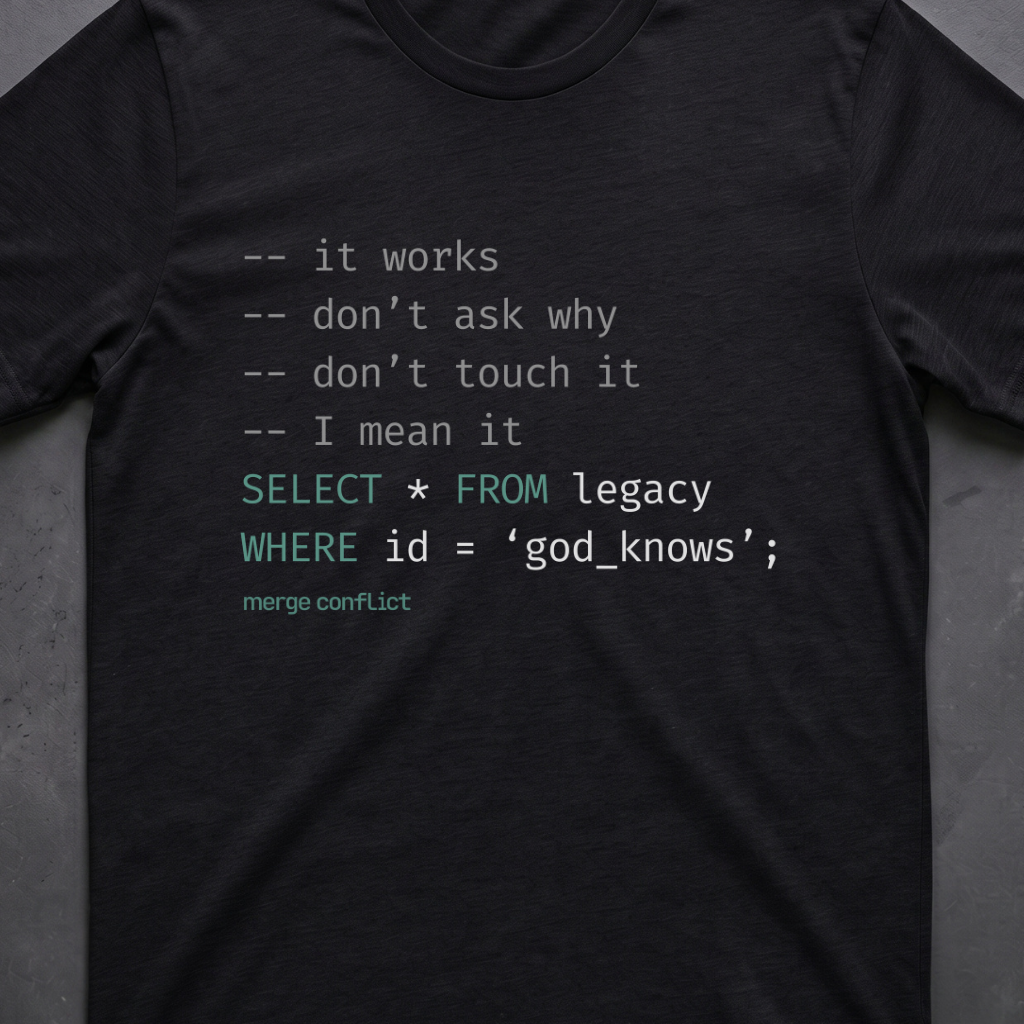 Do Not Touch ∙ SQL