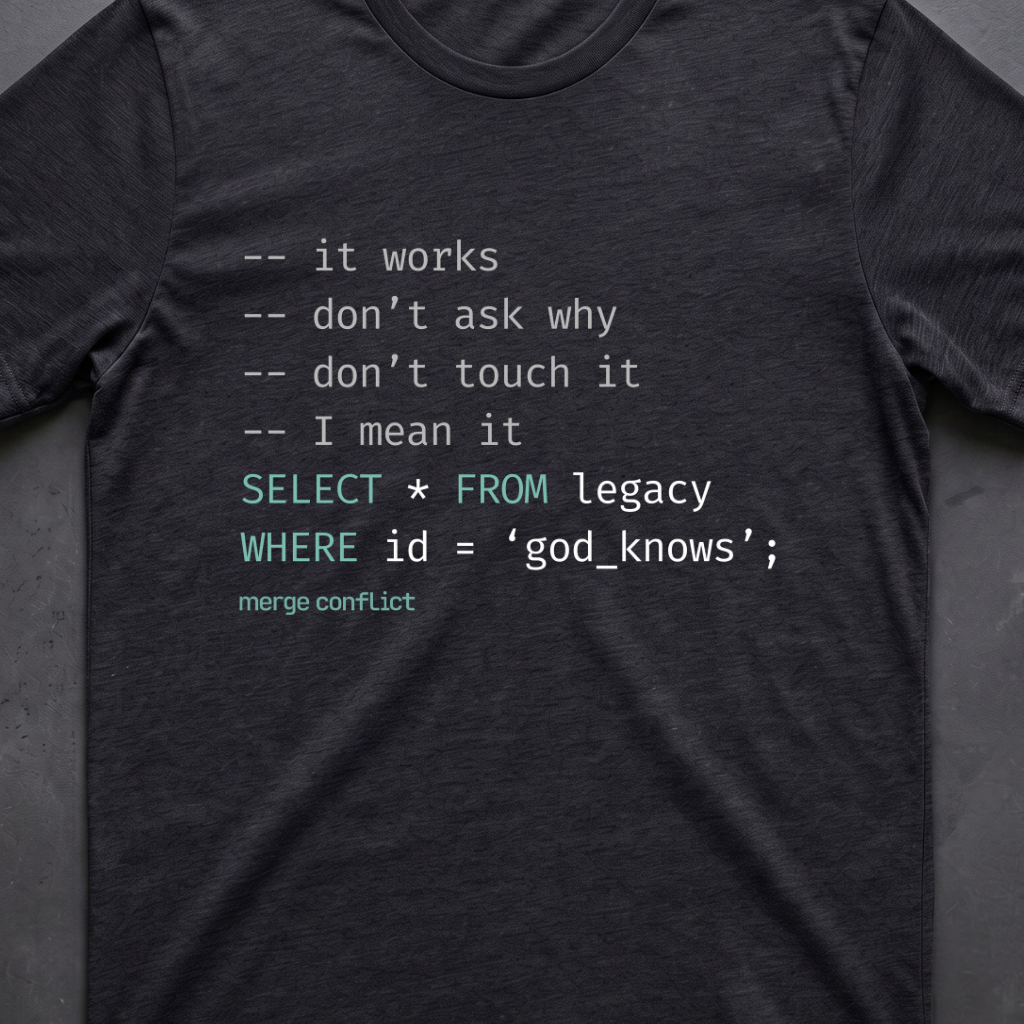 Do Not Touch ∙ SQL