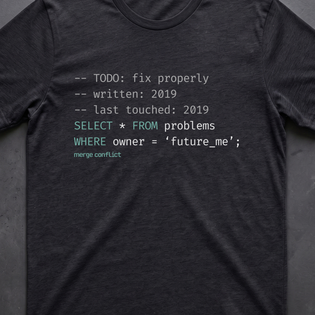 Leave It Alone • SQL