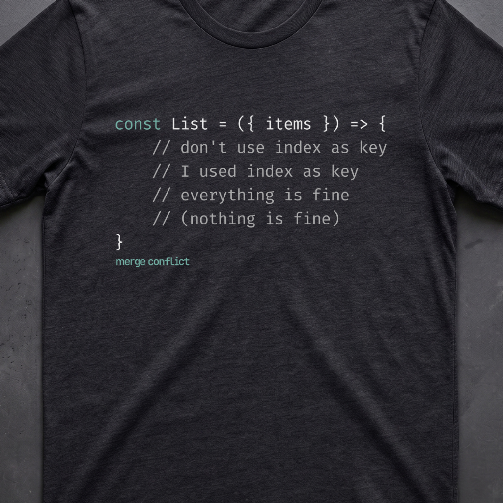 List Index As Key • React
