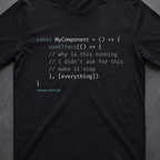 Not Running • React