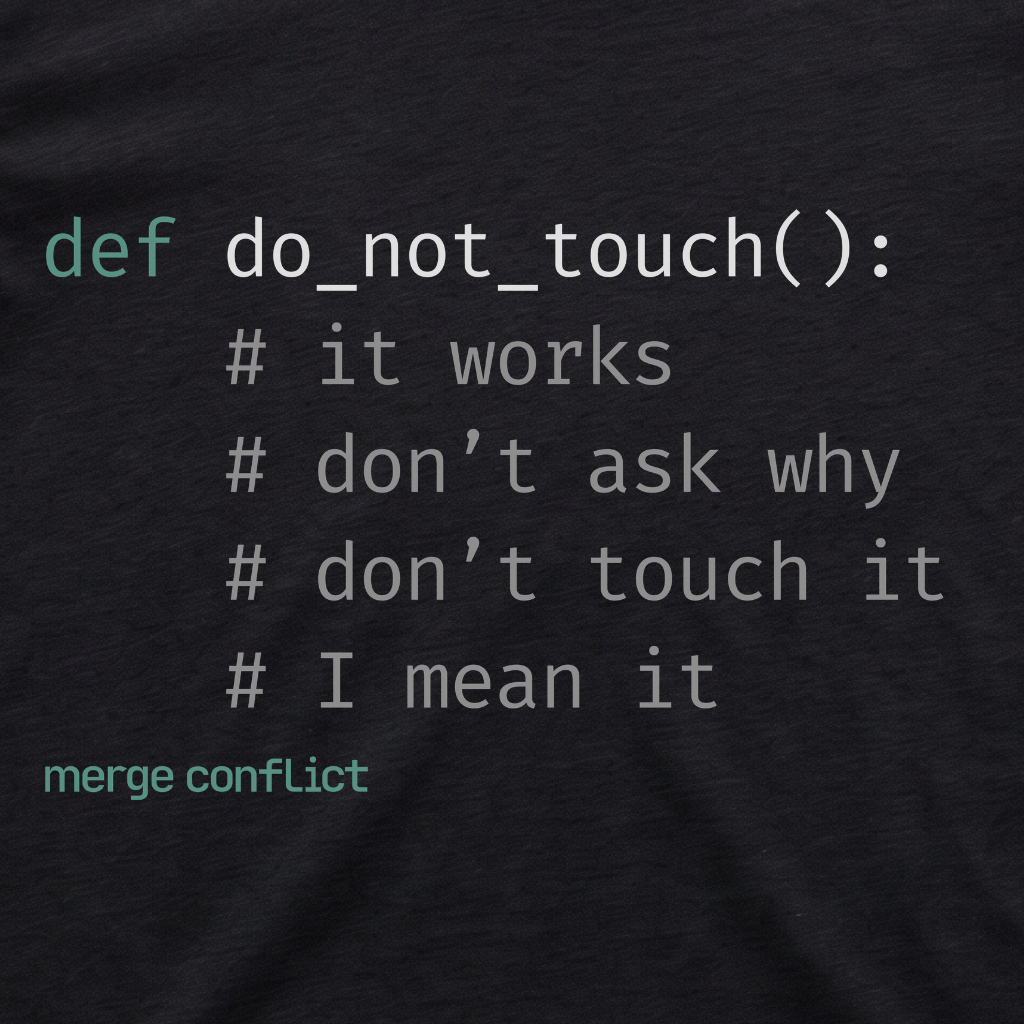 Do Not Touch • Python