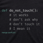 Do Not Touch • Python