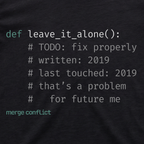 Leave It Alone • Python
