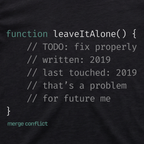 Leave It Alone • JavaScript