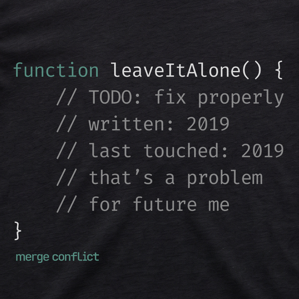 Leave It Alone • JavaScript