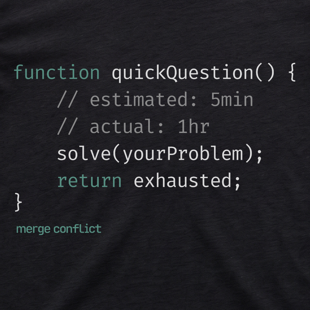 Quick Question • JavaScript
