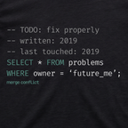Leave It Alone • SQL