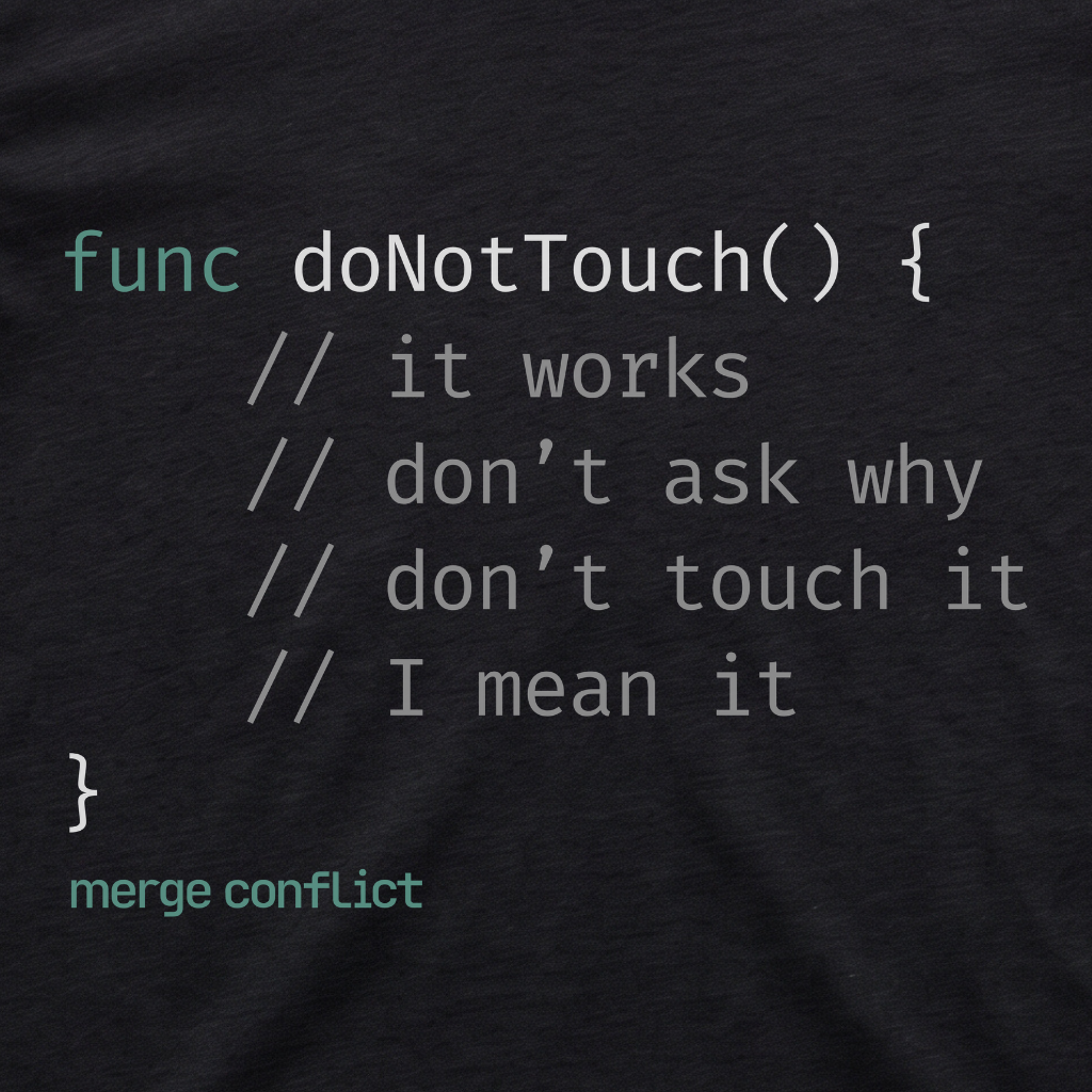 Do Not Touch • Swift