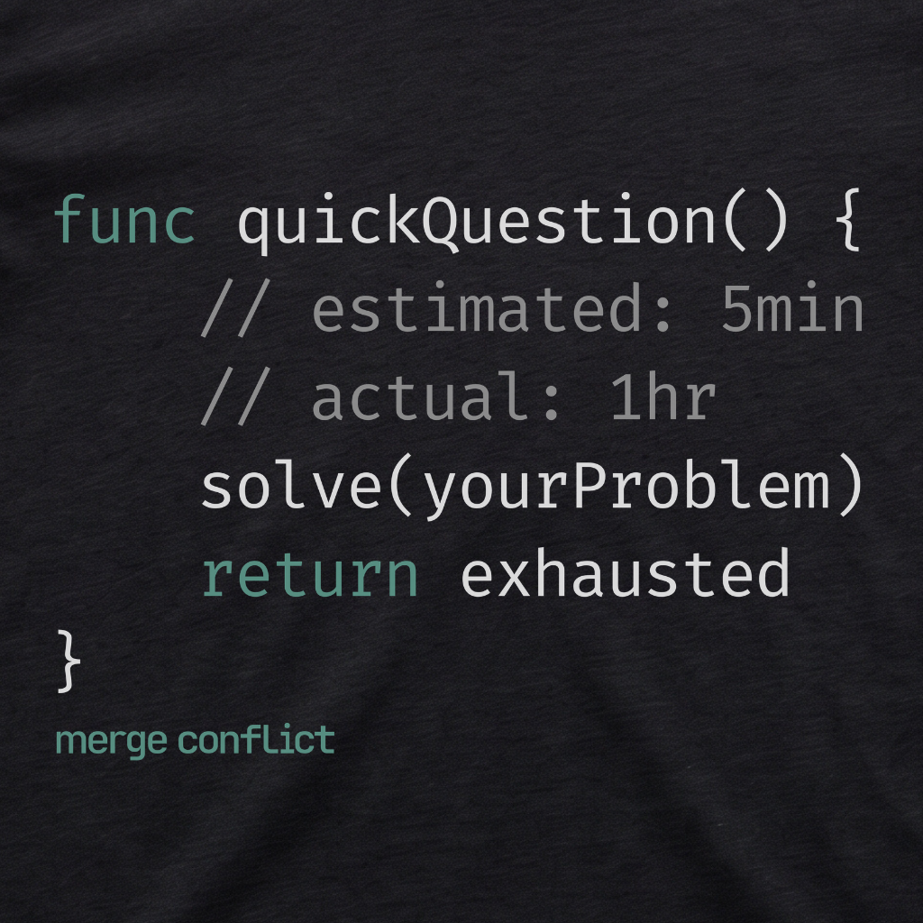 Quick Question • Swift