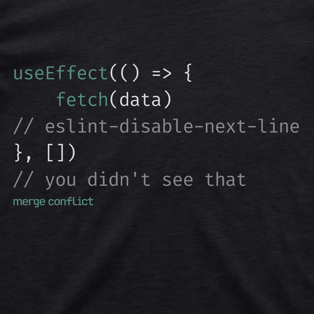 ESLint Disable • React