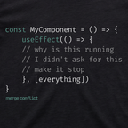 Not Running • React