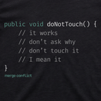 Do Not Touch • Java