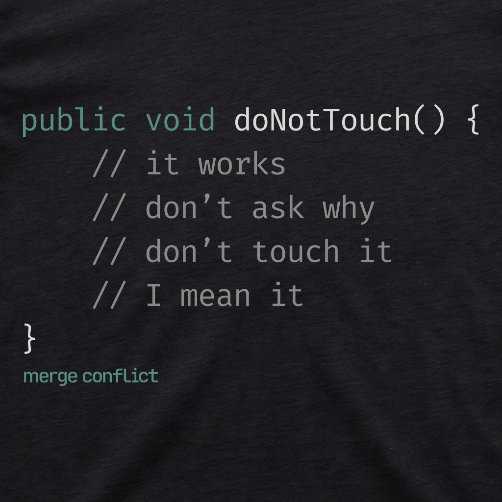 Do Not Touch • Java