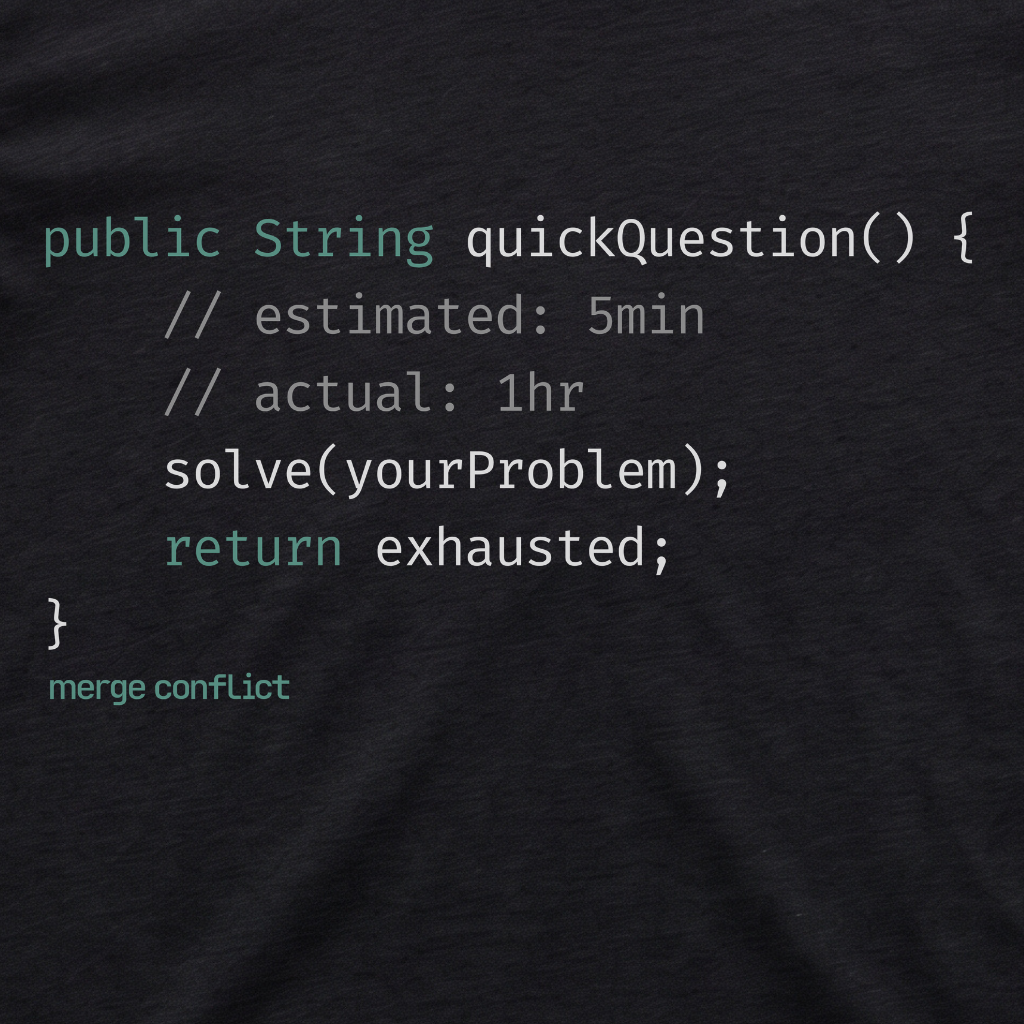 Quick Question • Java