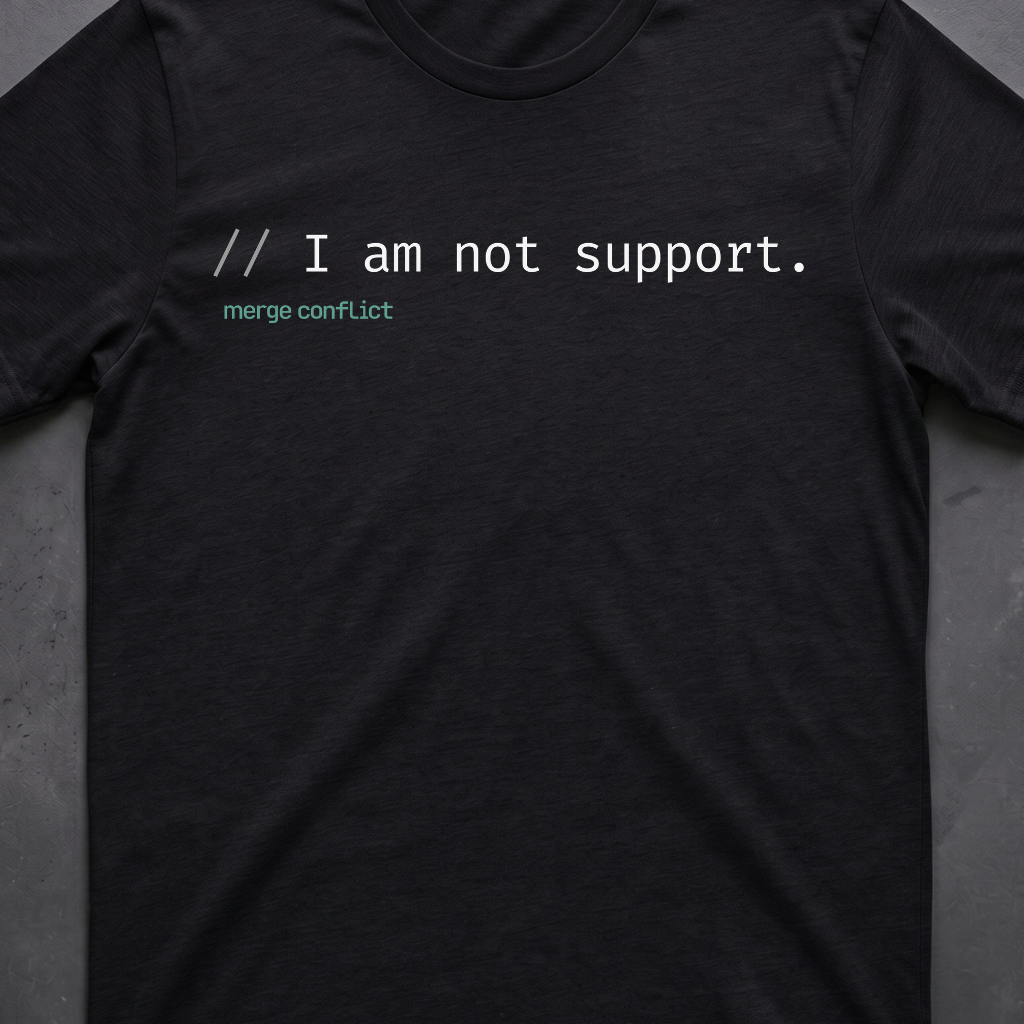 I am not support.