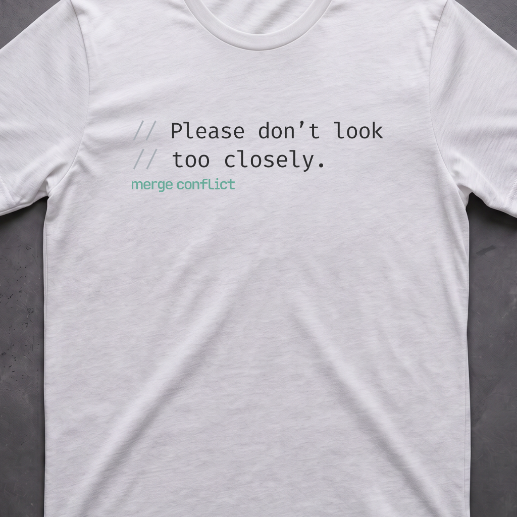 Don't look too closely.