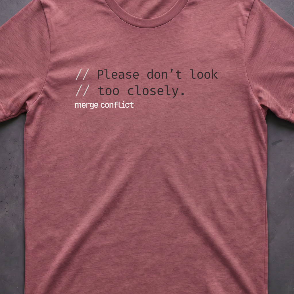 Don't look too closely.