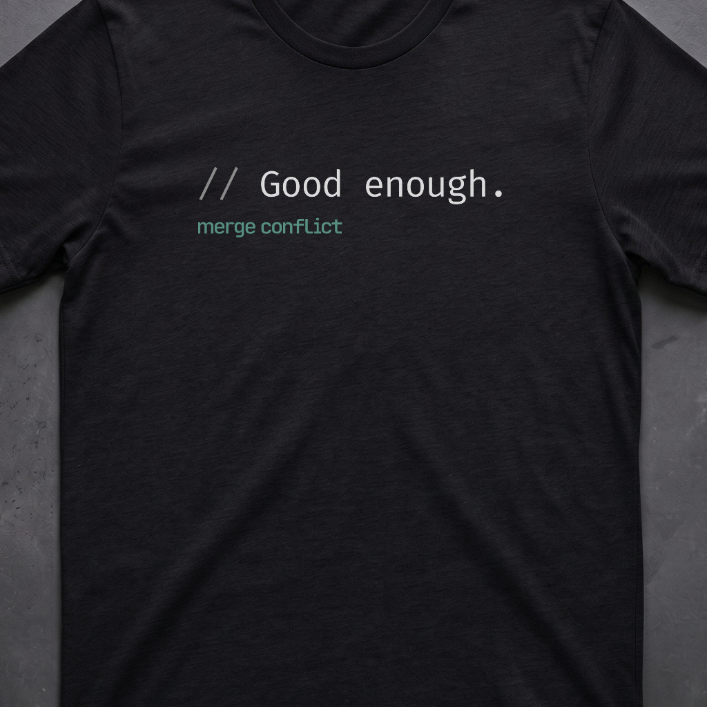 Good enough.