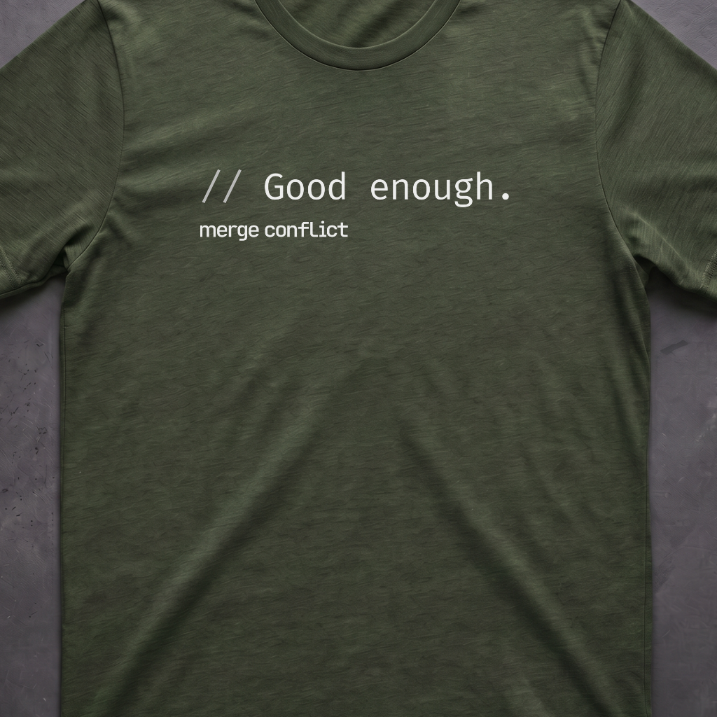 Good enough.