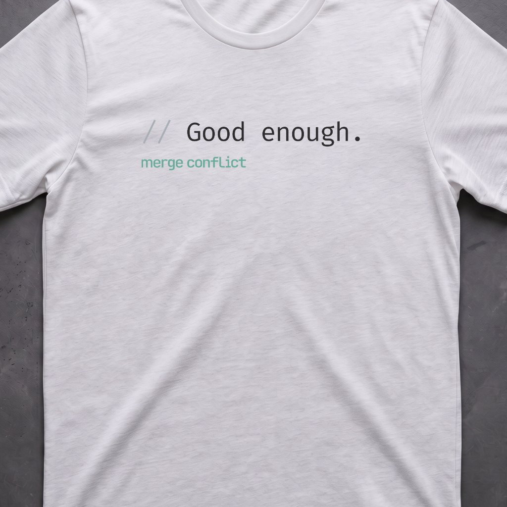 Good enough.