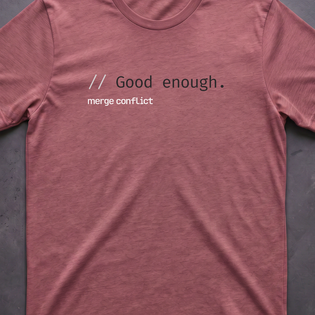 Good enough.