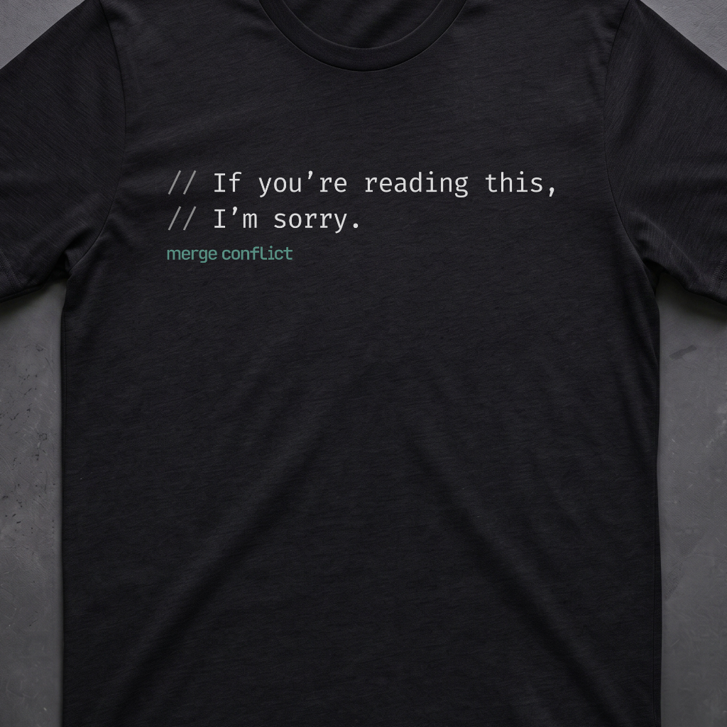If you're reading this, I'm sorry.