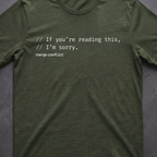 If you're reading this, I'm sorry.