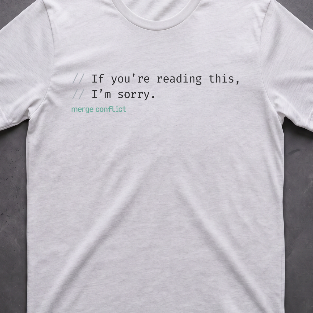 If you're reading this, I'm sorry.