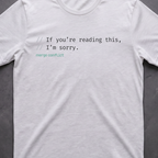 If you're reading this, I'm sorry.