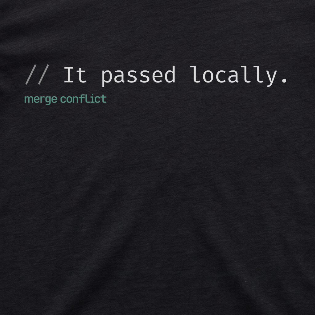 It passed locally.