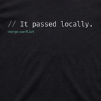 It passed locally.