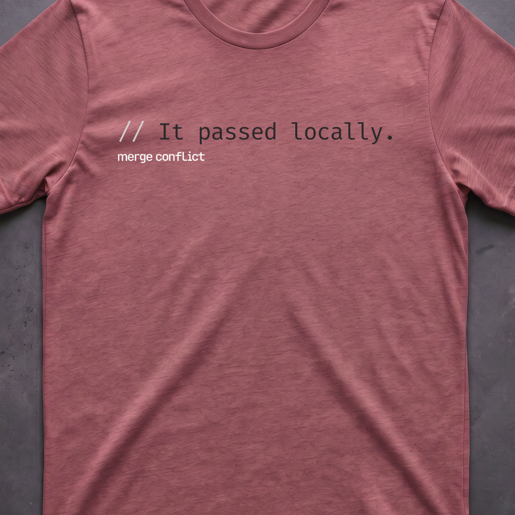 It passed locally.