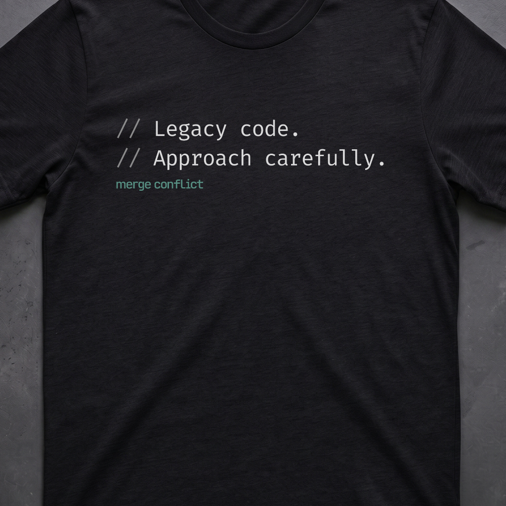 Legacy Code. Approach carefully.