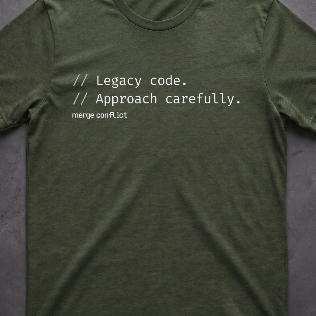 Legacy Code. Approach carefully.