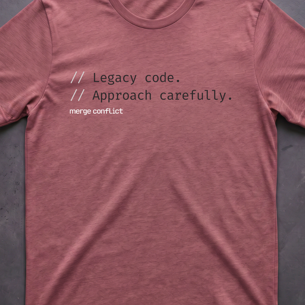 Legacy Code. Approach carefully.