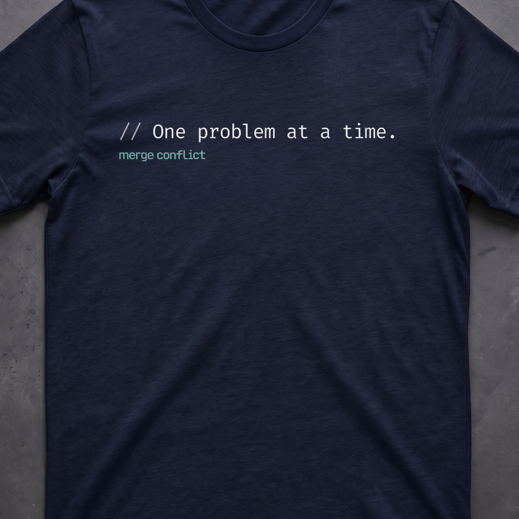 One problem at a time.