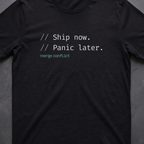 Ship now. Panic later.