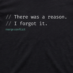 There was a reason.