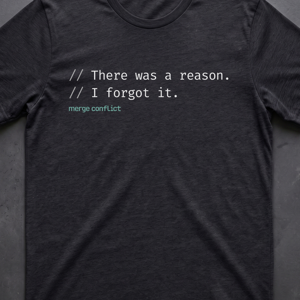 There was a reason.