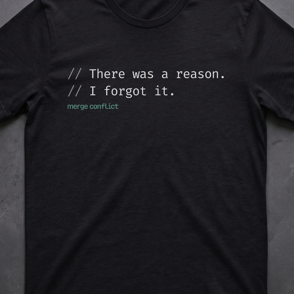 There was a reason.