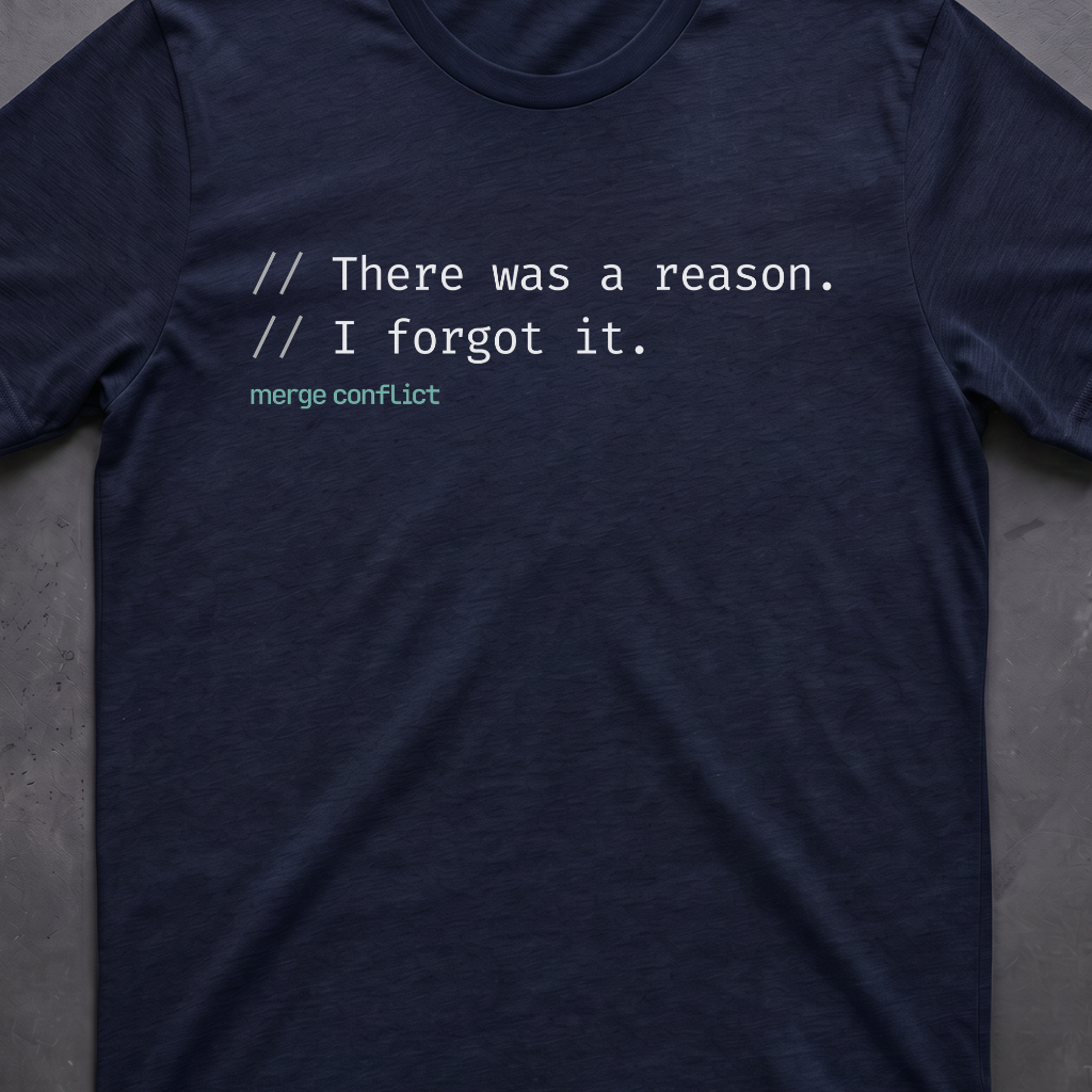 There was a reason.
