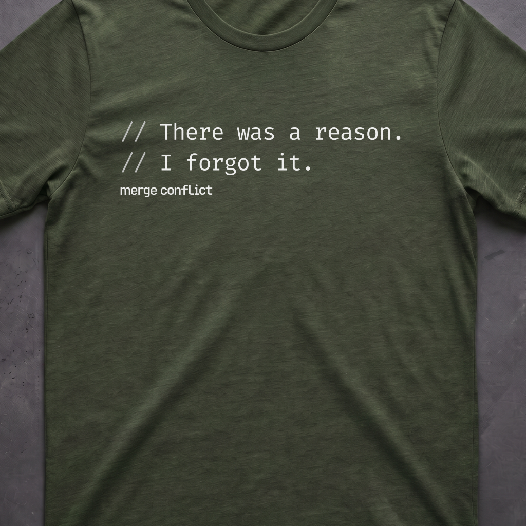 There was a reason.