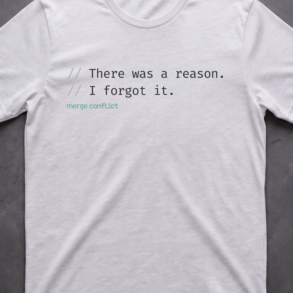 There was a reason.