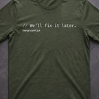 We'll fix it later.