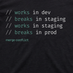 Works in dev