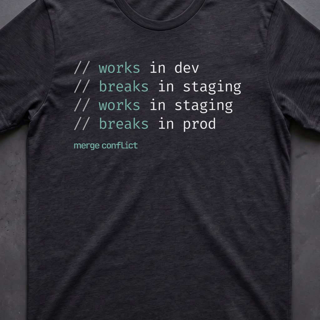 Works in dev