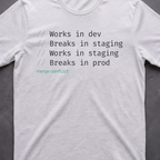 Works in dev