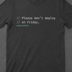Please don't deploy on Friday.